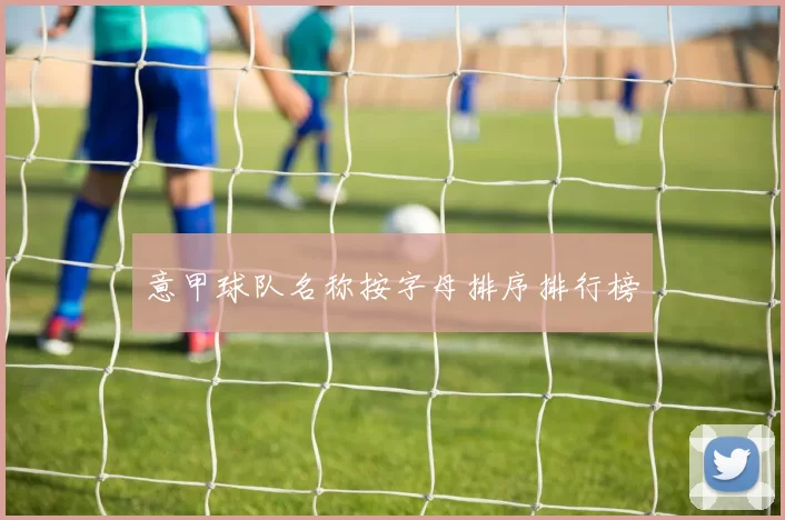 意甲球队名称按字母排序排行榜