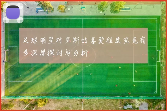 足球明星对罗斯的喜爱程度究竟有多深厚探讨与分析